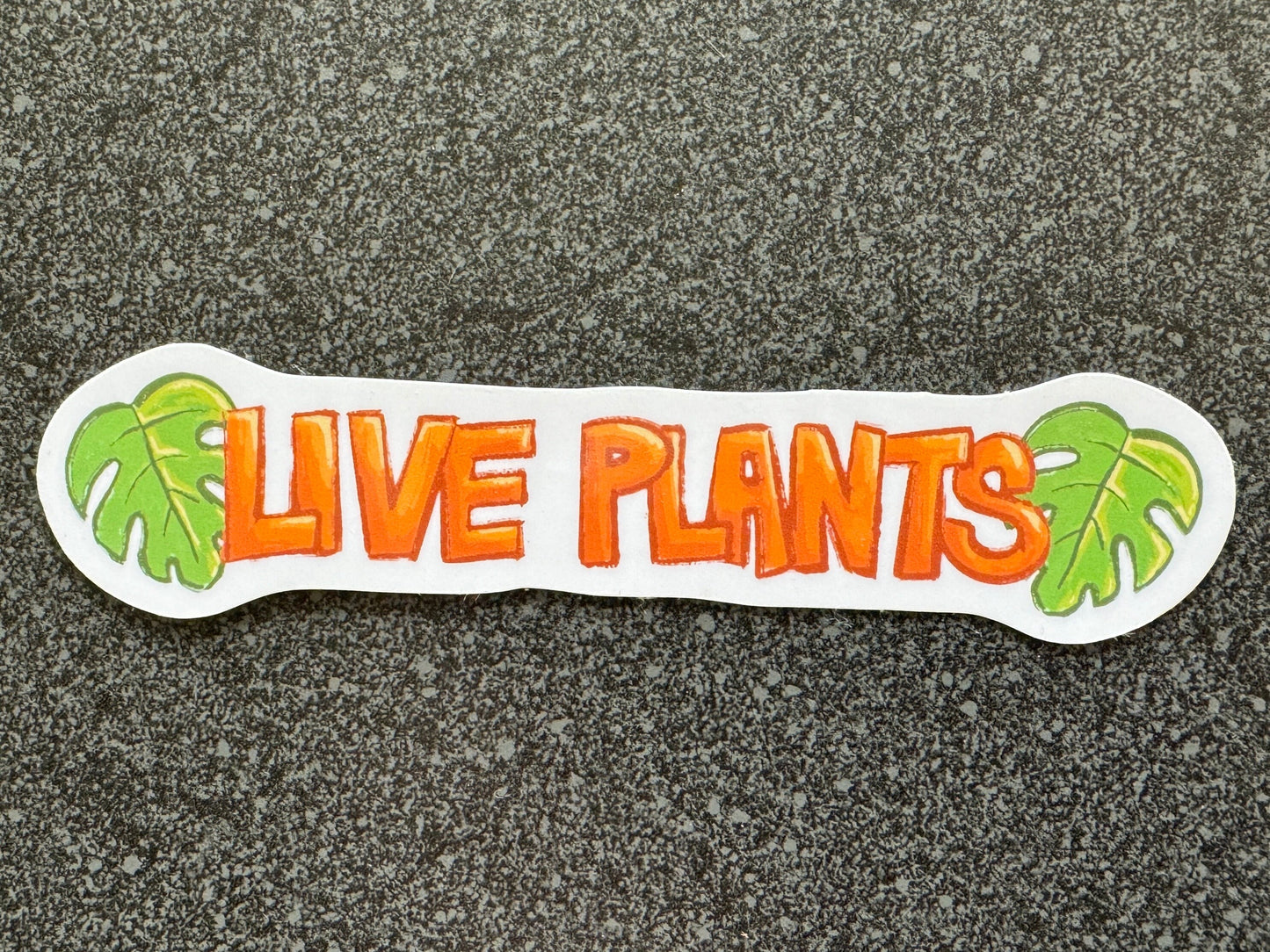 Live Plants Sticker 4.75”