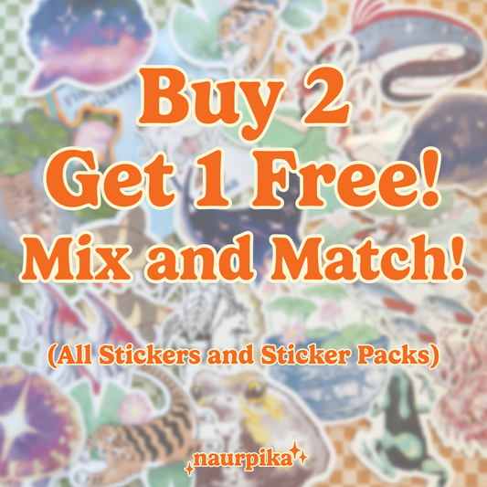 Tiger and Lotus Sticker 3”