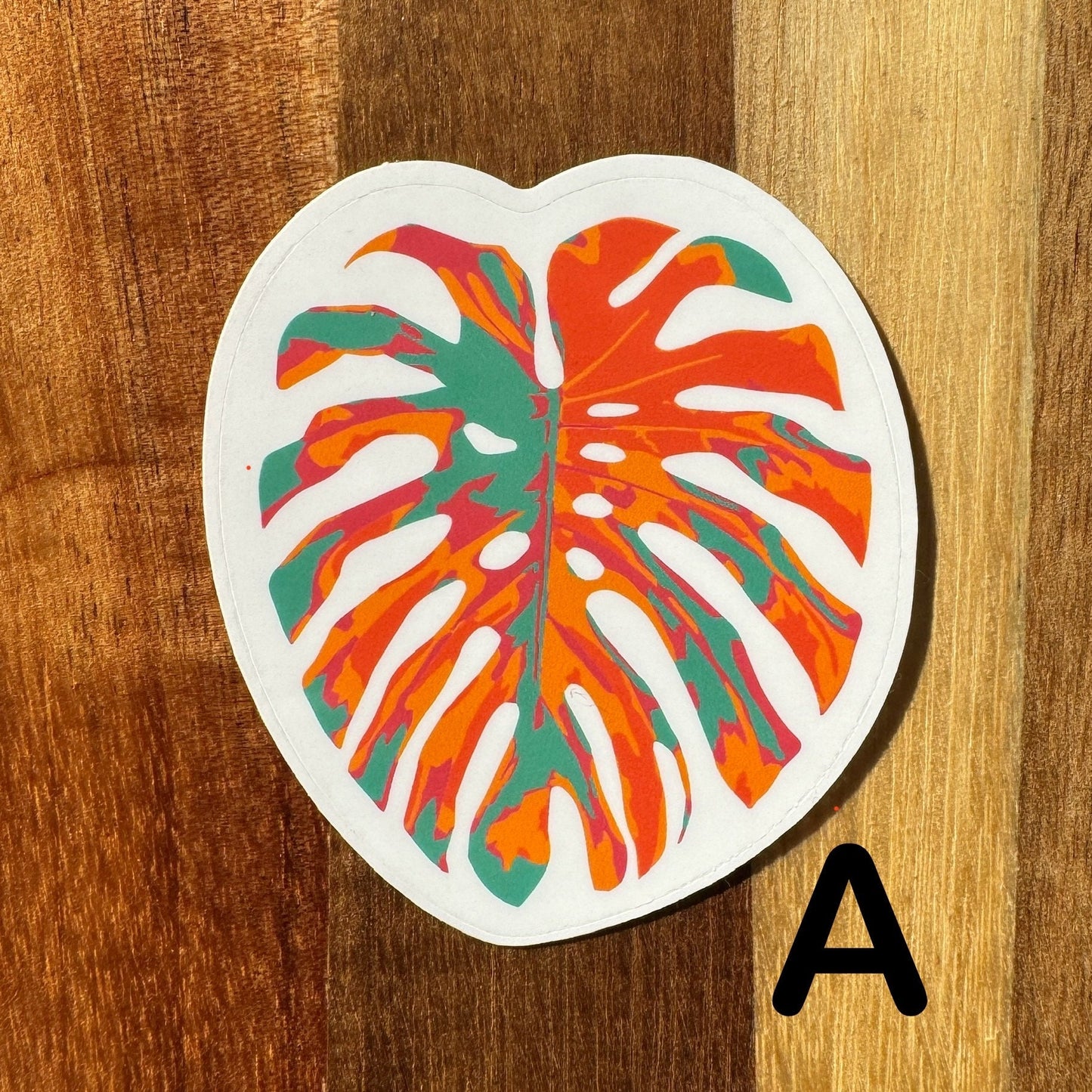 Monstera Albo Sticker 2.5” GLOSSY | MULTIPLE COLORS!