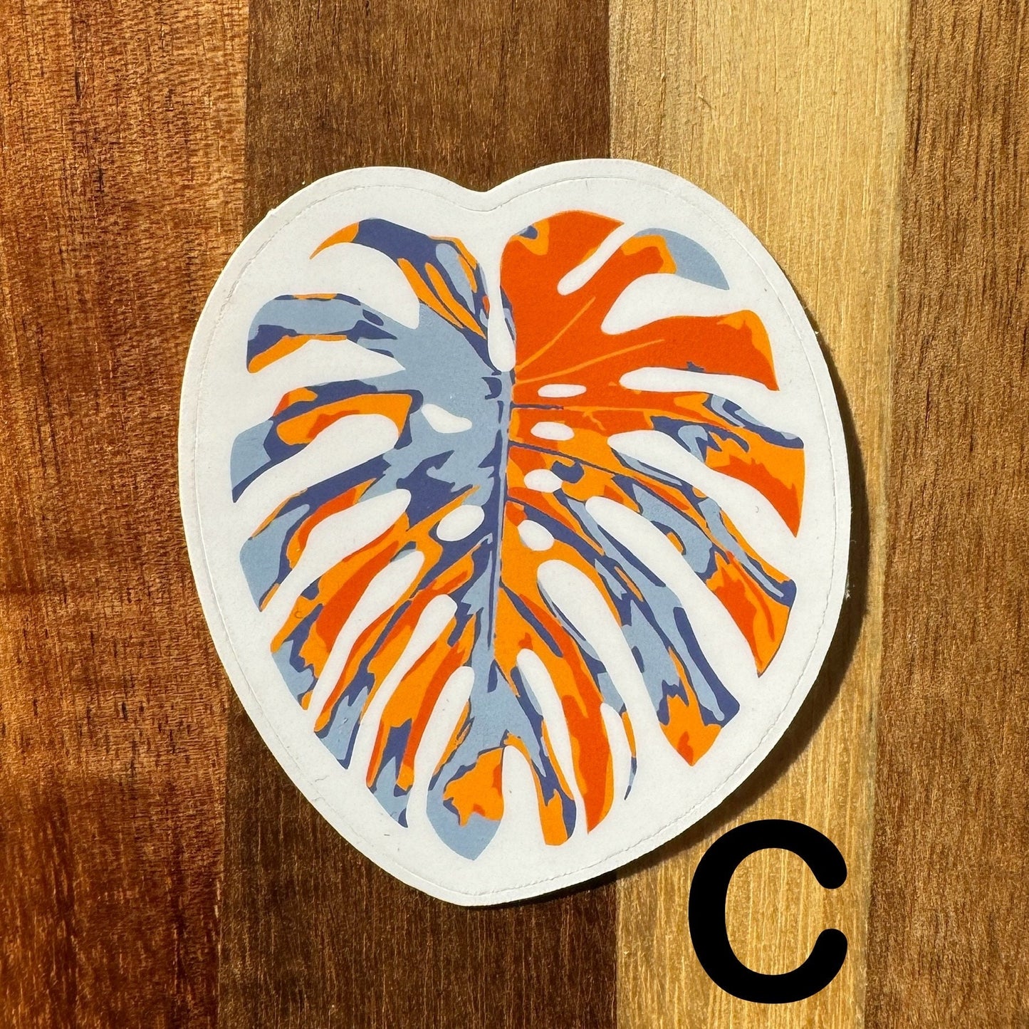 Monstera Albo Sticker 2.5” GLOSSY | MULTIPLE COLORS!