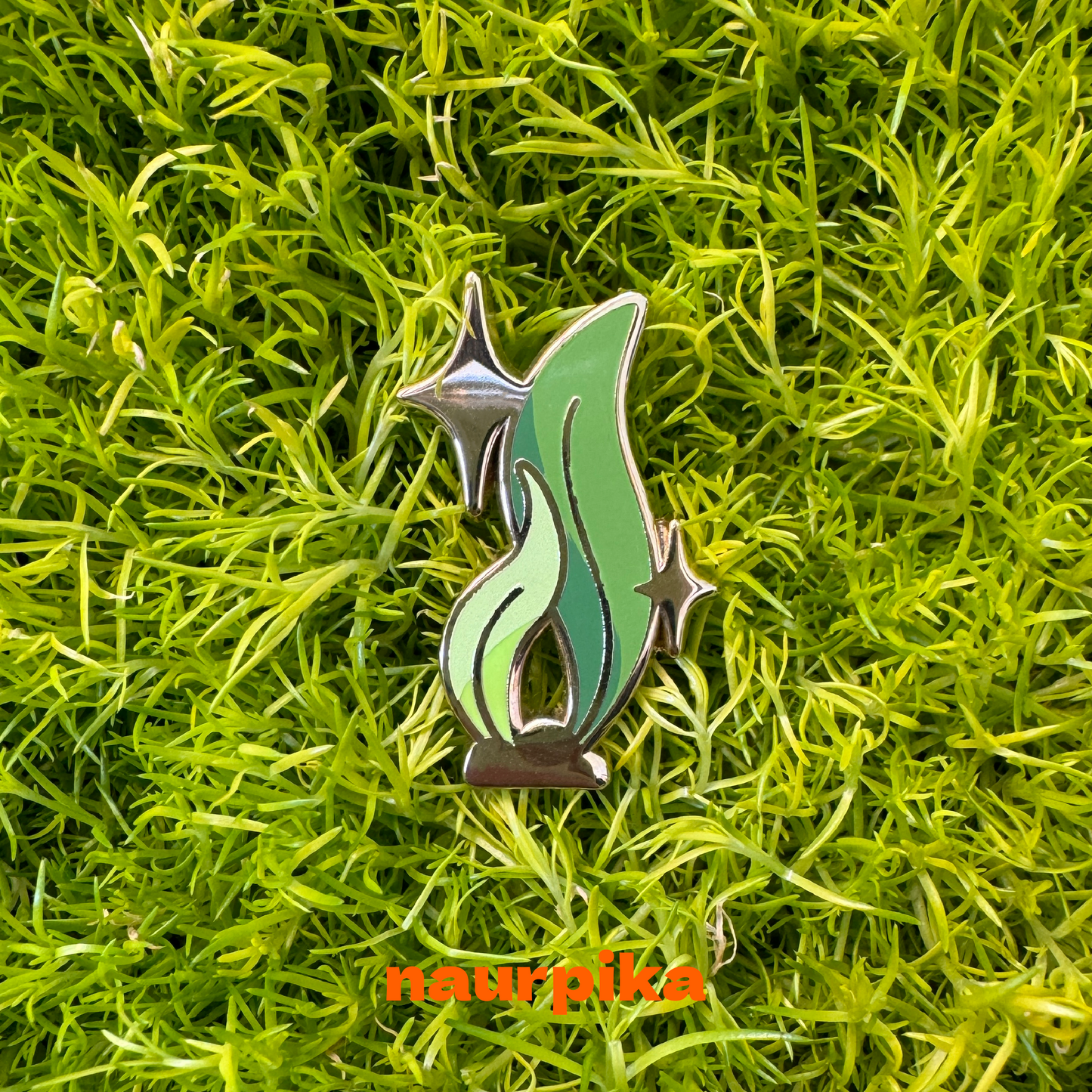 Celestial Koi Guppy Enamel Pin Set | Celestial Koi Guppies and Sparkling Plants (4 pins)