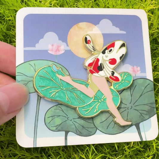 Reverse Merfolk Pin (Koi)