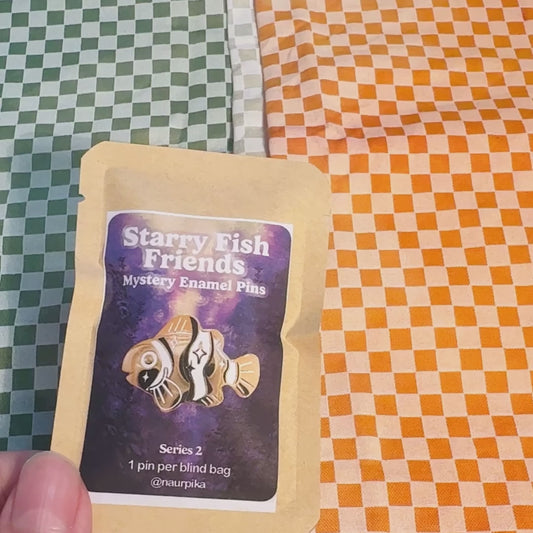 Starry Fish Friends Series 2 | Enamel Pin Blindbag (4 pins+1 rare)
